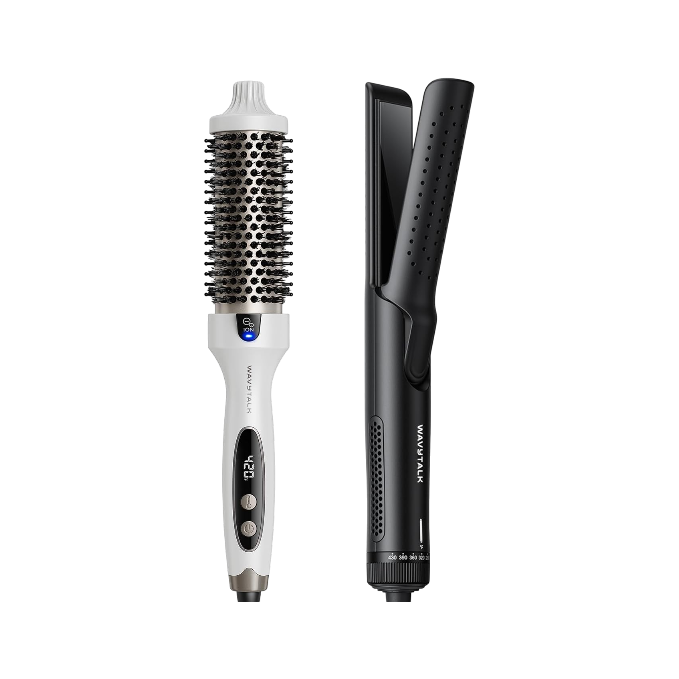 Wavytalk Blowout Boost Thermal Brush and Cool Curl